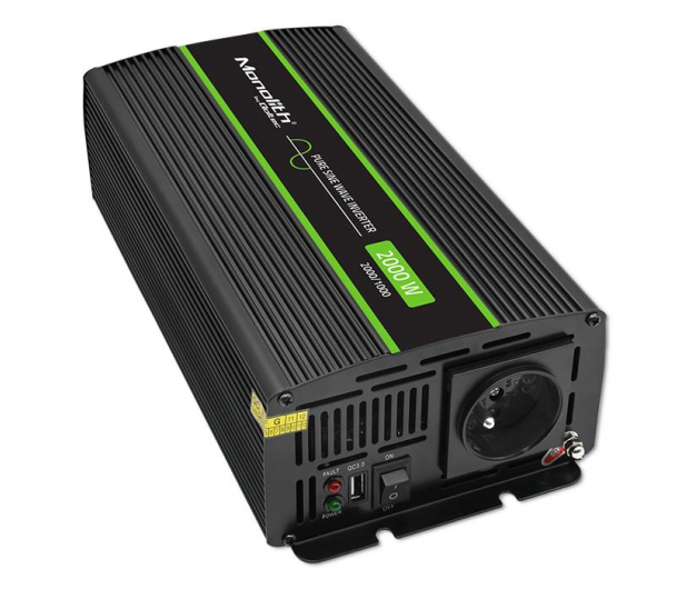 Qoltec Przetwornica napięcia 1000W/2000W 12V na 230V - 1144913 - zdjęcie 2